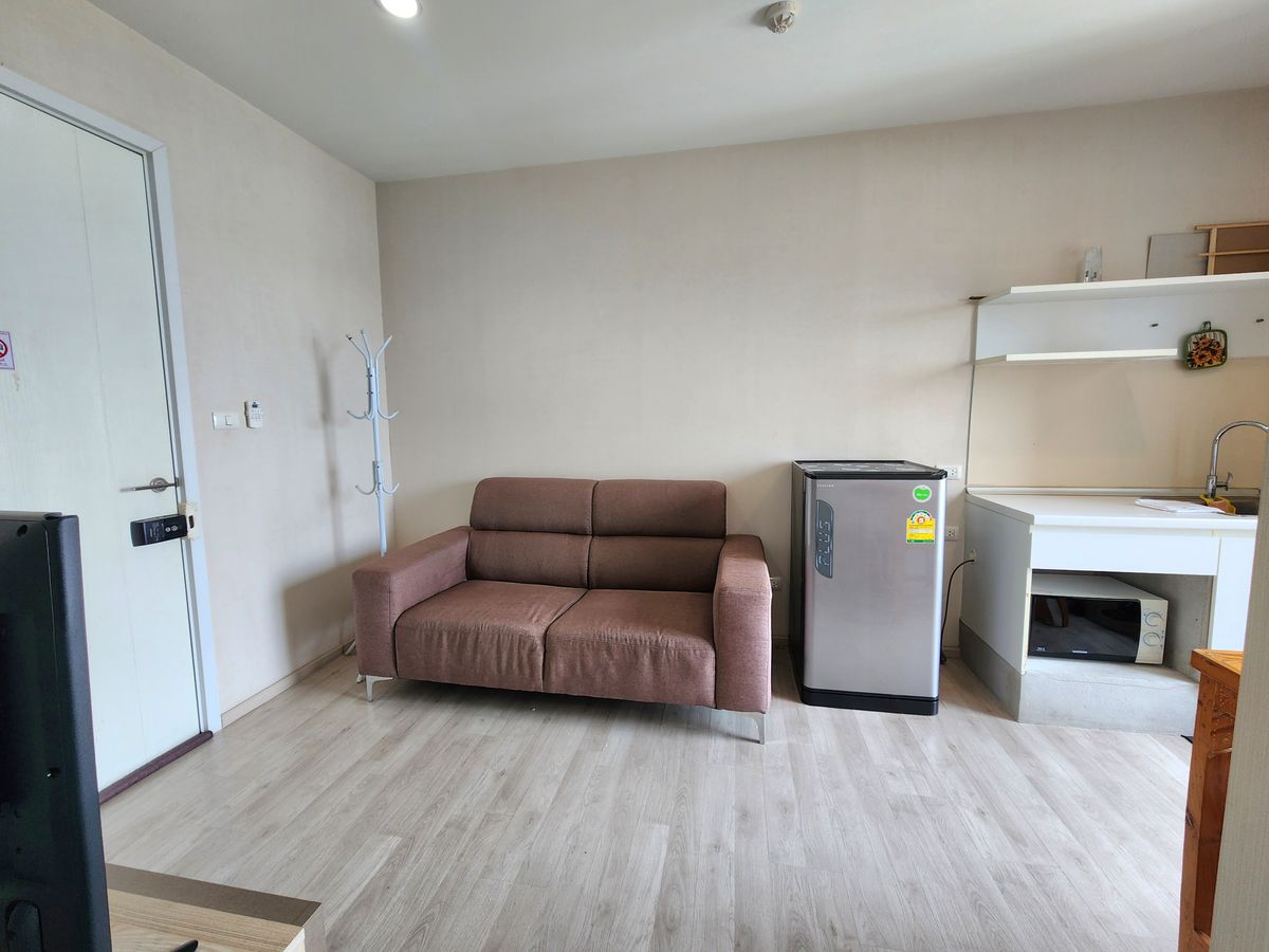 For RentCondoNonthaburi, Bang Yai, Bangbuathong : The room is ready. ** The room is empty. With furniture and electrical appliances ** for rent, plum, Central Phase 1 !! Real room picture !! East view Morning sunny, SN490.78