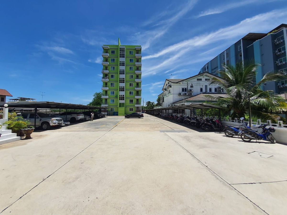 For SaleHotel&Apartment BusinessNakhon Pathom : Selling a dormitory in front of Kasetsart University, Kamphaeng Saen 2, 2 rai 1 work, 68 sq. W. 226, with a rental area in front of the building 1, the best location on the road in front of Kasetsart University, 100% full of years.