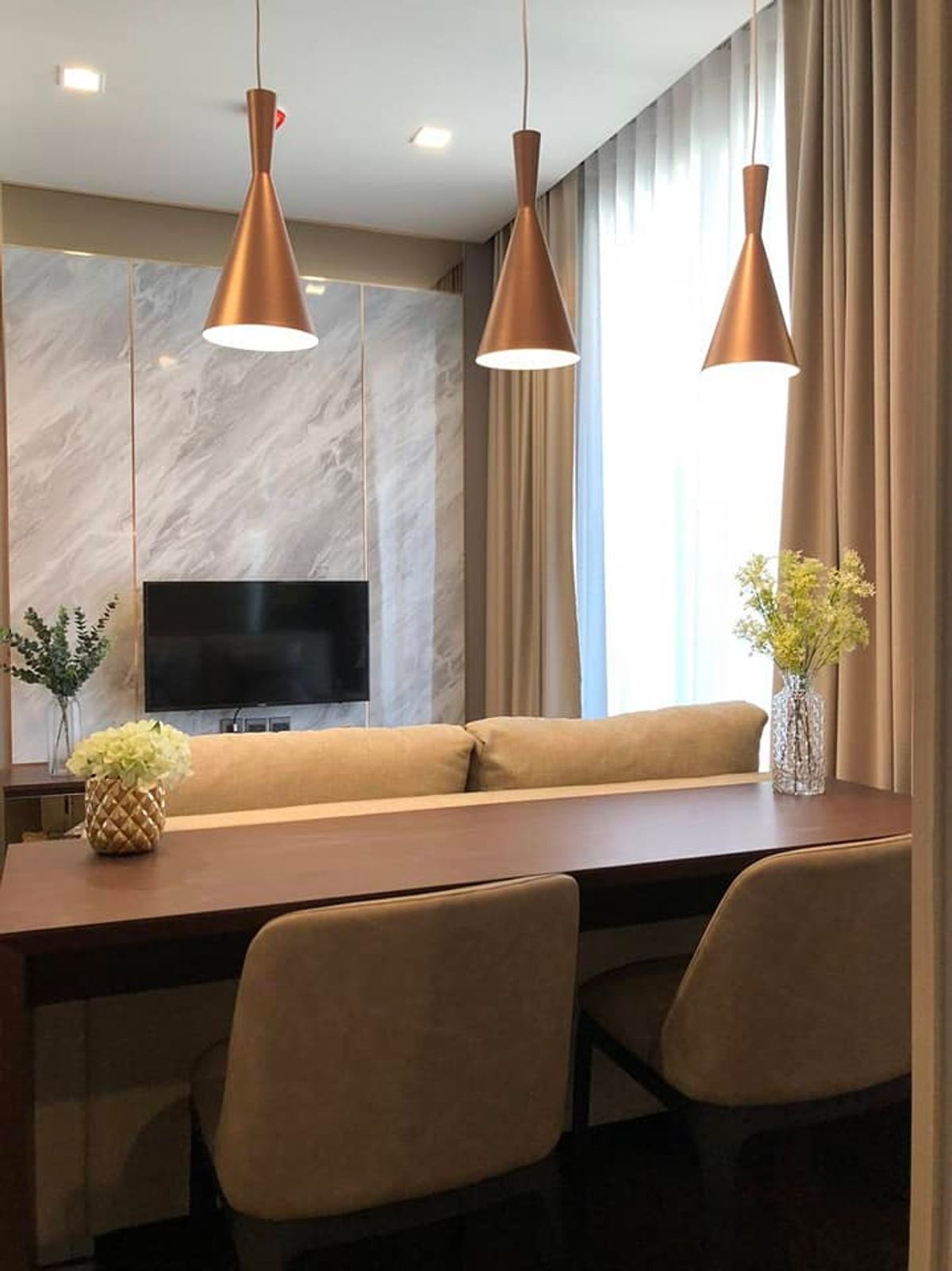 For SaleCondoRatchathewi,Phayathai : The Line Ratchathewi【𝐒𝐄𝐋𝐋 & 𝐑𝐄𝐍𝐓】🔥Elegant and beautifully decorated room with complete furnishings, near BTS Ratchathewi🔥  Contact Line ID: @hacondo