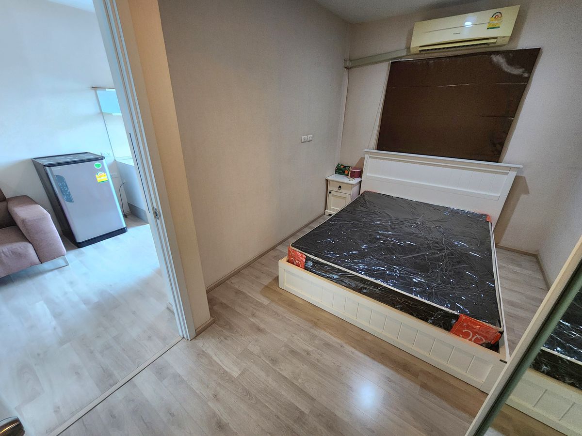 For RentCondoNonthaburi, Bang Yai, Bangbuathong : The room is ready. ** The room is empty. With furniture and electrical appliances ** for rent, plum, Central Phase 1 !! Real room picture !! East view Morning sunny, SN490.78