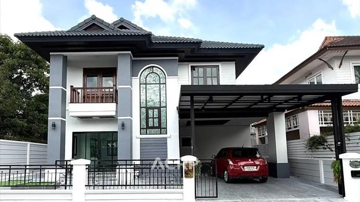 For SaleHouseEakachai, Bang Bon : Two-story detached house for sale in Thanathong Sweet House Village, Bang Bon. Completely renovated.