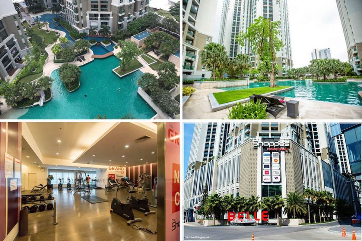 ขายคอนโดพระราม 9 เพชรบุรีตัดใหม่ RCA : พร้อมขาย Belle Grand Rama 9 วิวสระว่ายน้ำ 