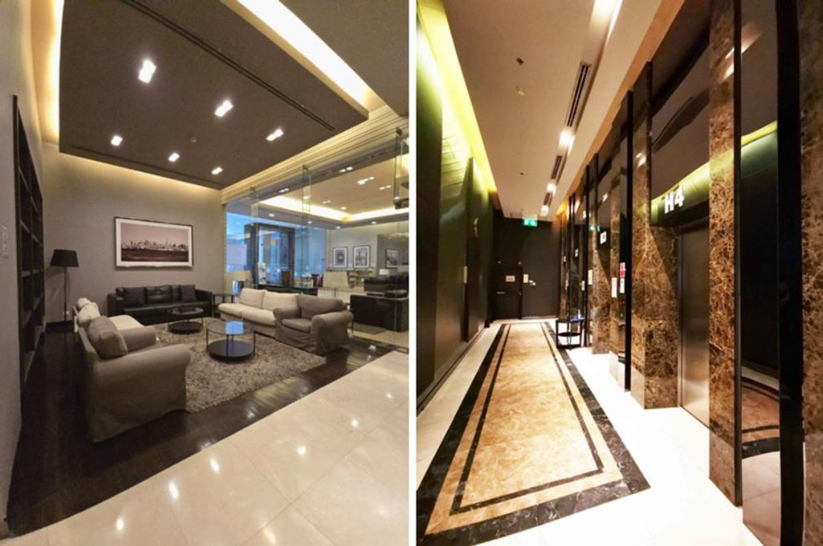 ขายคอนโดพระราม 9 เพชรบุรีตัดใหม่ RCA : พร้อมขาย Belle Grand Rama 9 วิวสระว่ายน้ำ 