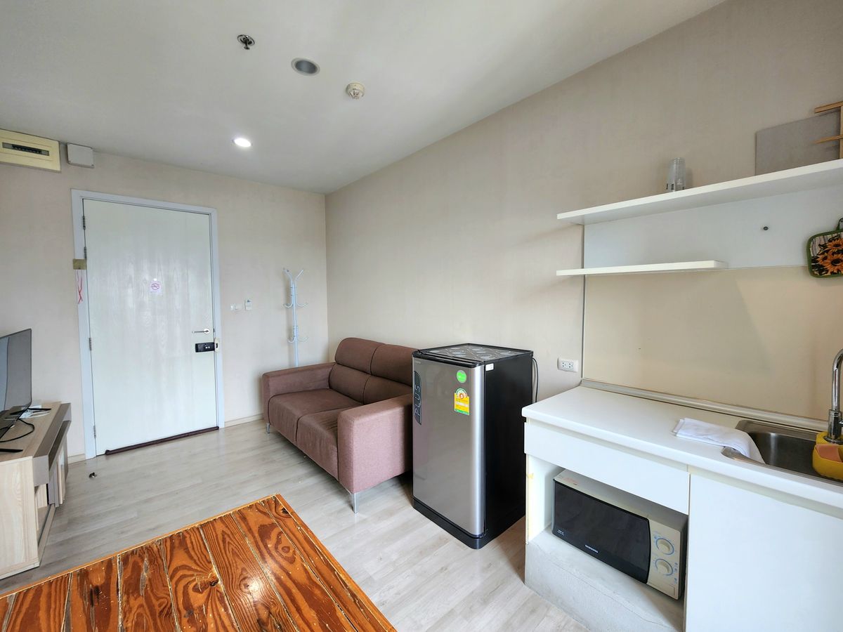 For RentCondoNonthaburi, Bang Yai, Bangbuathong : The room is ready. ** The room is empty. With furniture and electrical appliances ** for rent, plum, Central Phase 1 !! Real room picture !! East view Morning sunny, SN490.78