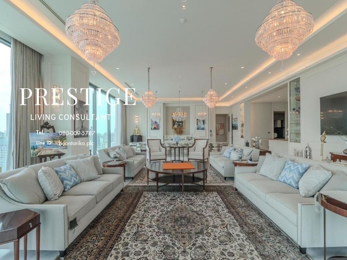 CondoWitthayu, Chidlom, Langsuan, Ploenchit : 📌For RENT & SELL Rental and Sale | The Residences at Sindhorn Kempinski, 4BR (514 SQM.) 2,5000,000 THB / Month / 470,000,000