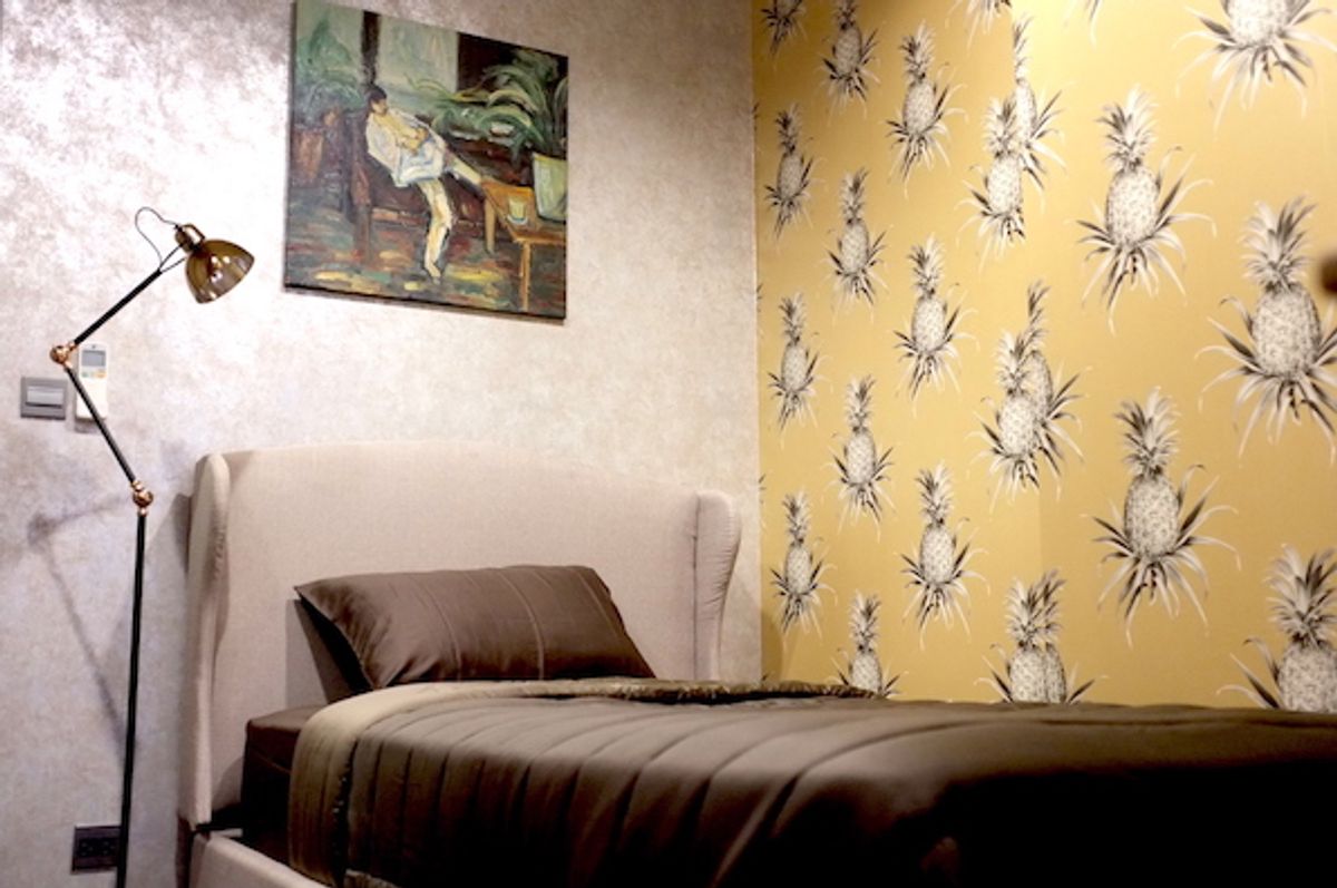 CondoRatchathewi,Phayathai : The Line Ratchathewi【𝐒𝐄𝐋𝐋 & 𝐑𝐄𝐍𝐓】🔥Modern and elegant, every corner of the room is airy and spacious. A cool design with dark tones and characterful decor.🔥  Contact Line ID: @hacondo