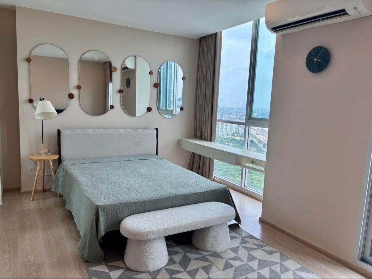 ให้เช่าคอนโดรัชดา ห้วยขวาง : Noble revolve ratchada 2/2bedrooms2 bathrooms/50sqm./40fl./25,000