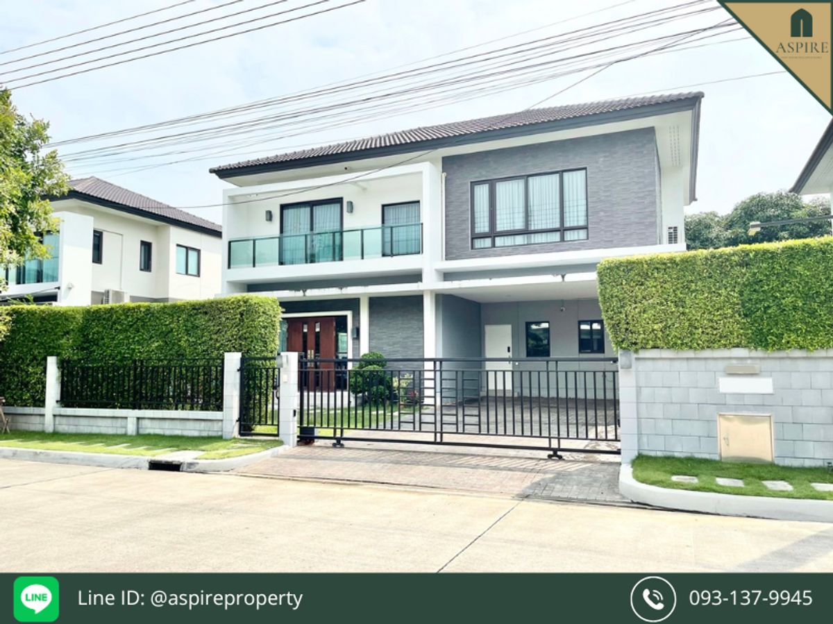 For SaleHousePattanakan, Srinakarin : [For Sale] 2-Storey Detached House, The City Pattanakarn