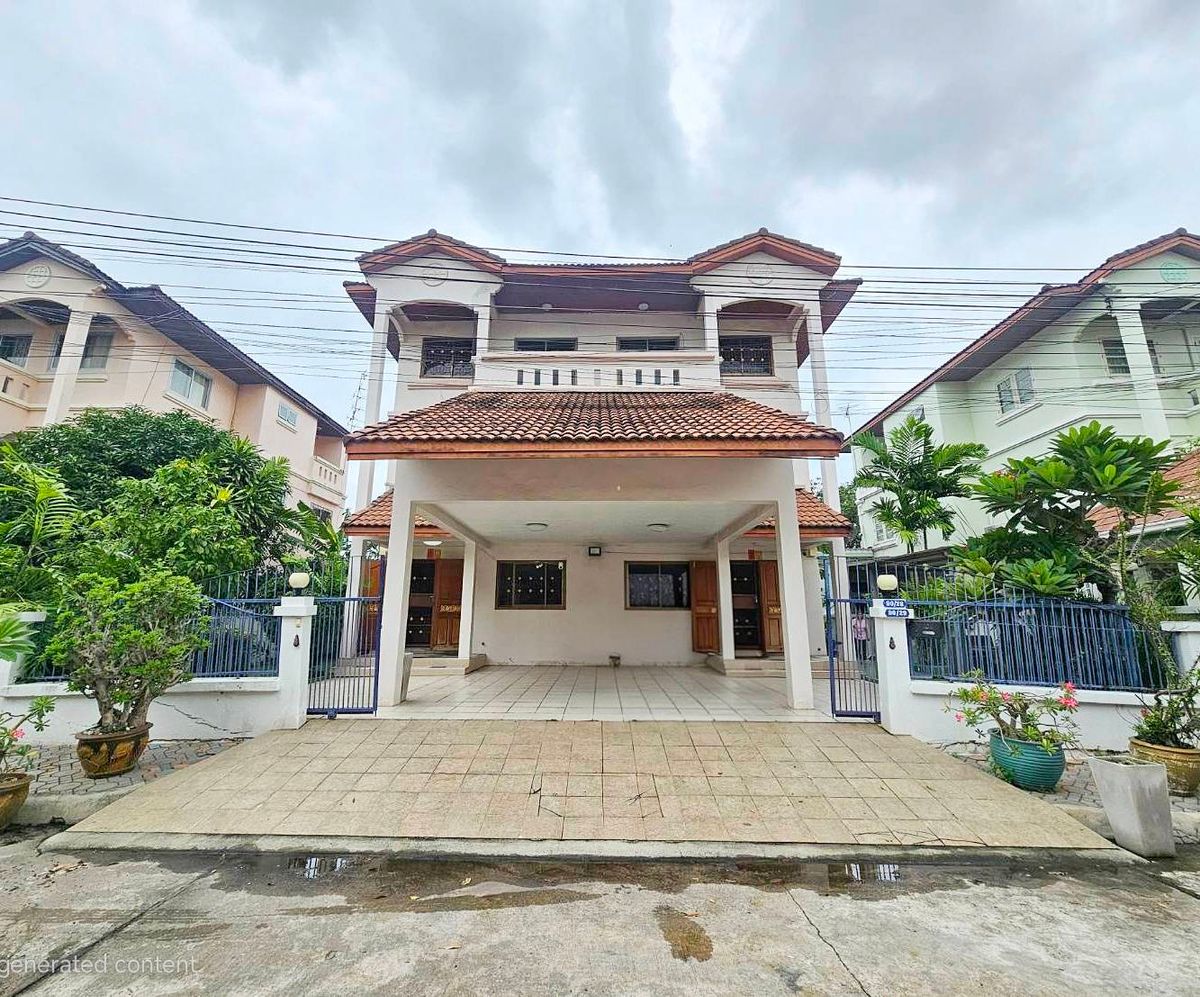 ขายบ้านพัฒนาการ ศรีนครินทร์ : บ้านสภาพใหม่มาก  เฟอร์นิเจอร์อย่างดี  ขายบ้านเดี่ยว  ศิรินทร์ เฮ้าส์ โครงการ 5 อ่อนนุช 66 (5 ห้องนอน 5 ห้องน้ำ)