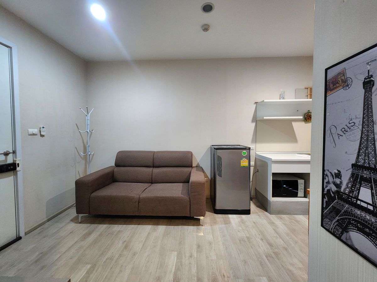 For RentCondoNonthaburi, Bang Yai, Bangbuathong : The room is ready. ** The room is empty. With furniture and electrical appliances ** for rent, plum, Central Phase 1 !! Real room picture !! East view Morning sunny, SN490.78