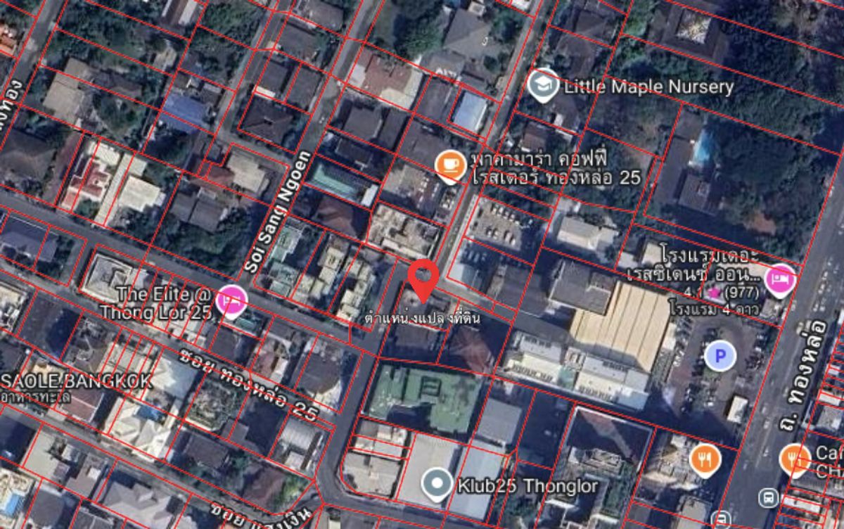ขายโฮมออฟฟิศสุขุมวิท อโศก ทองหล่อ : ขายที่ดิน 104 ตรว พร้อมตึก 5 ชั้น สุขุมวิท 55 ซอยทองหล่อ 25