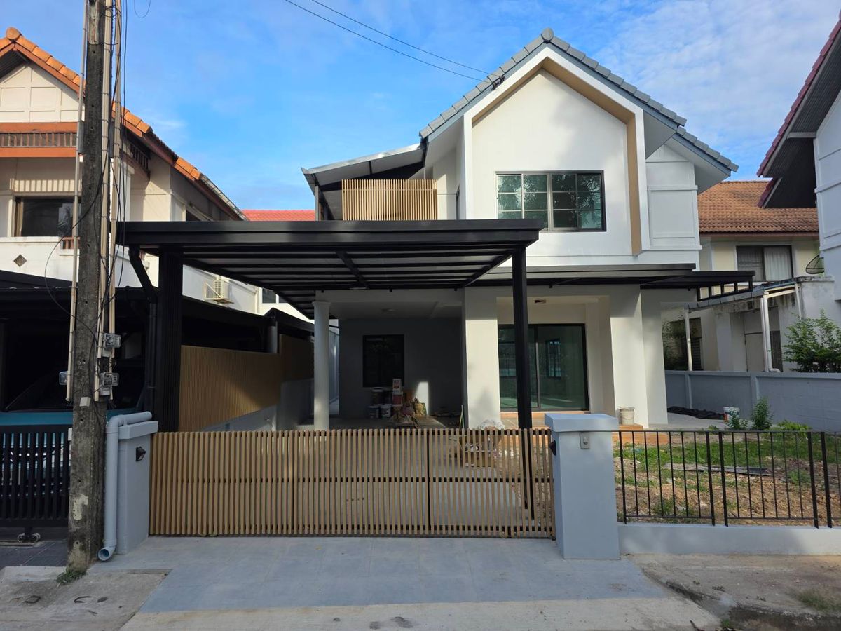 For SaleHousePattaya, Bangsaen, Chonburi : 2-storey detached house, Nong Mon Location-Bangsaen