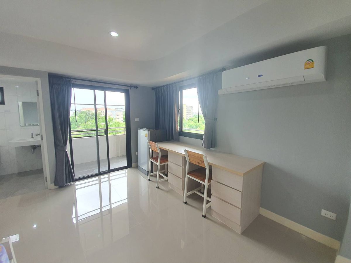 For SaleHotel&Apartment BusinessNakhon Pathom : Selling a dormitory in front of Kasetsart University, Kamphaeng Saen 2, 2 rai 1 work, 68 sq. W. 226, with a rental area in front of the building 1, the best location on the road in front of Kasetsart University, 100% full of years.