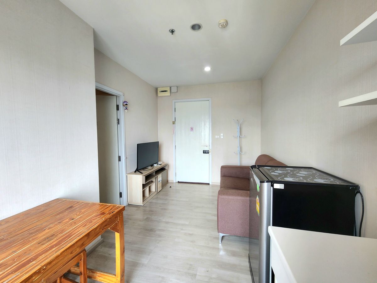 For RentCondoNonthaburi, Bang Yai, Bangbuathong : The room is ready. ** The room is empty. With furniture and electrical appliances ** for rent, plum, Central Phase 1 !! Real room picture !! East view Morning sunny, SN490.78