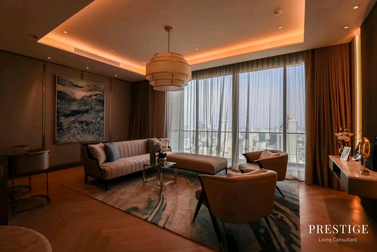 CondoWongwianyai, Charoennakor : 📌For RENT & SELL Rental and Sale | The Residences at Mandarin Orientaln - 6BR (606 SQM) 2,000,000 THB / 454,000,000 THB