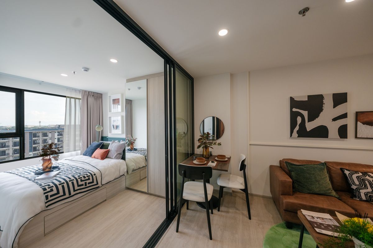 For SaleCondoSamut Prakan,Samrong : 🏢 Condo ready to be next to BTS 0 meters 🚝