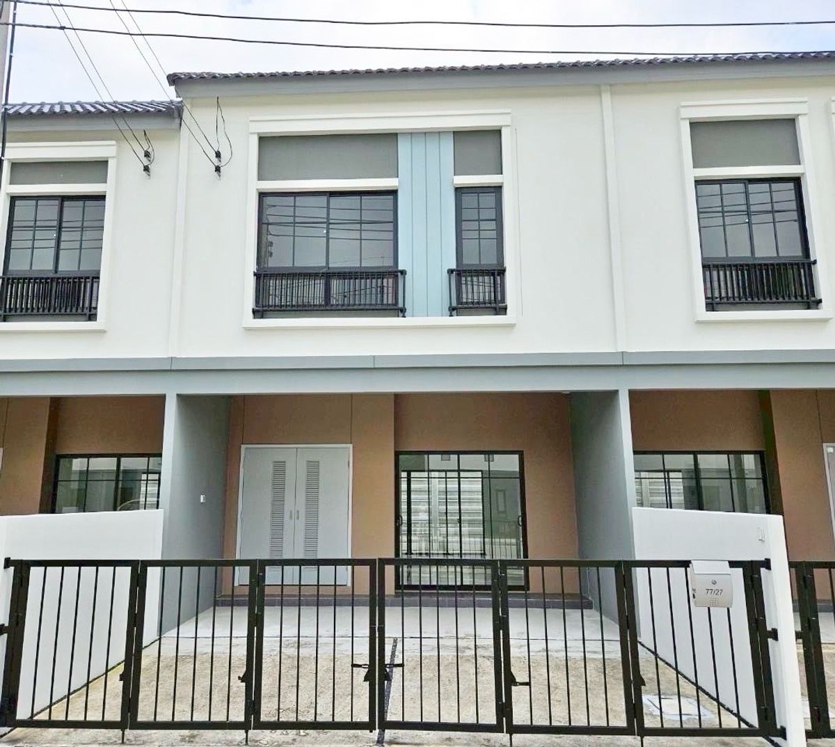 For RentTownhomeMin Buri, Romklao : Rent a new house, Min Buri The Connect, Minburi Station-New vision