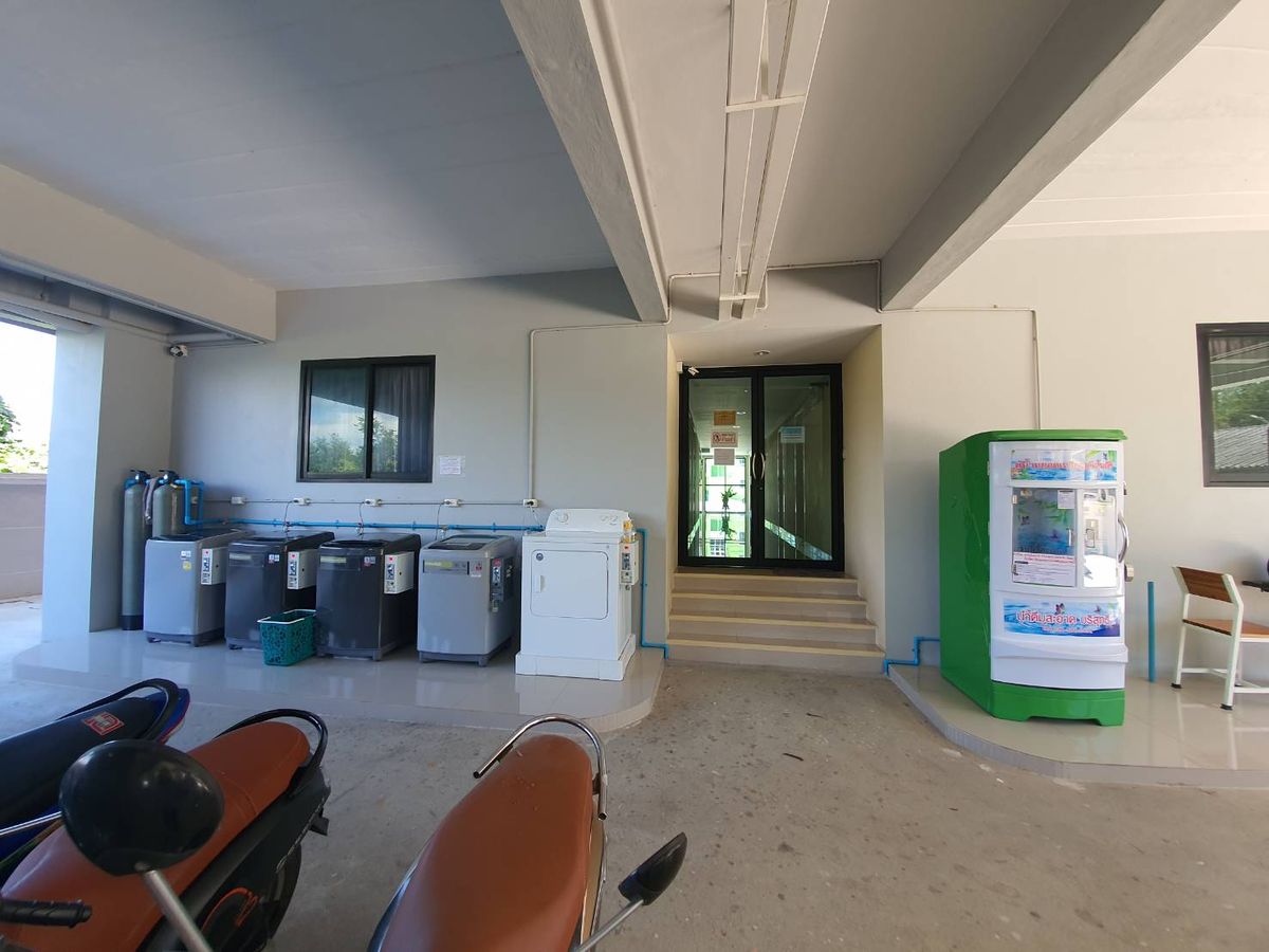 For SaleHotel&Apartment BusinessNakhon Pathom : Selling a dormitory in front of Kasetsart University, Kamphaeng Saen 2, 2 rai 1 work, 68 sq. W. 226, with a rental area in front of the building 1, the best location on the road in front of Kasetsart University, 100% full of years.