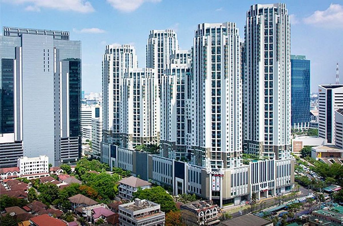 ขายคอนโดพระราม 9 เพชรบุรีตัดใหม่ RCA : พร้อมขาย Belle Grand Rama 9 วิวสระว่ายน้ำ 