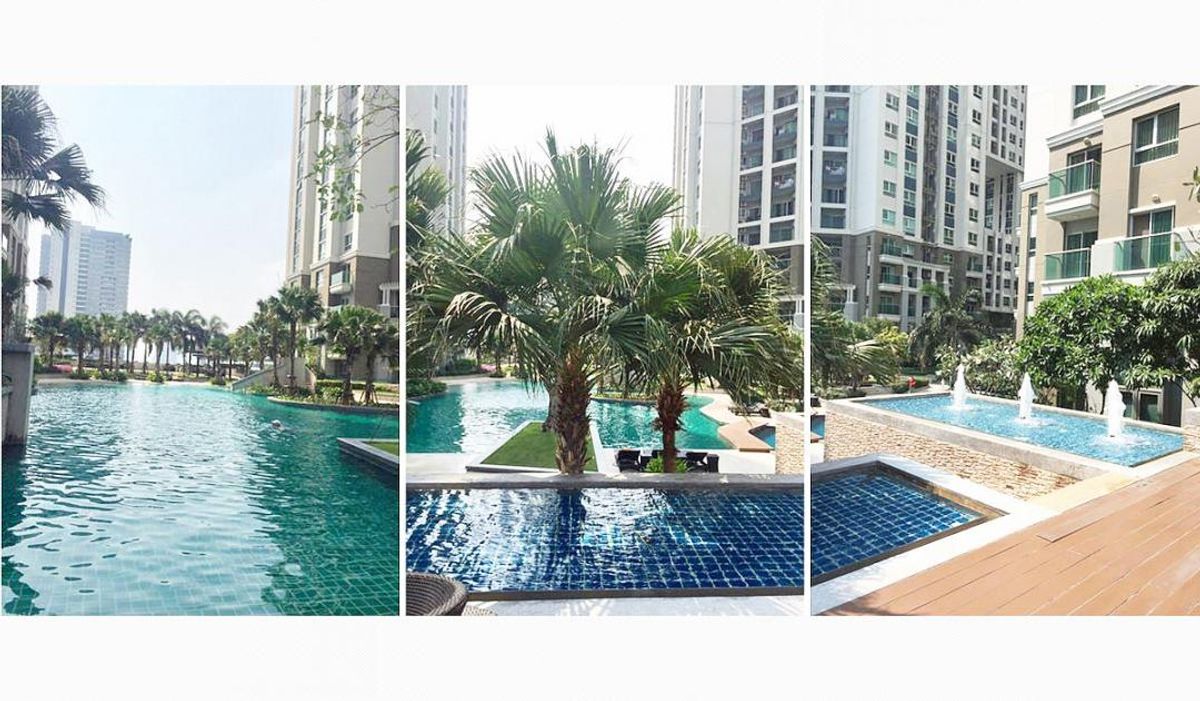 ขายคอนโดพระราม 9 เพชรบุรีตัดใหม่ RCA : พร้อมขาย Belle Grand Rama 9 วิวสระว่ายน้ำ 