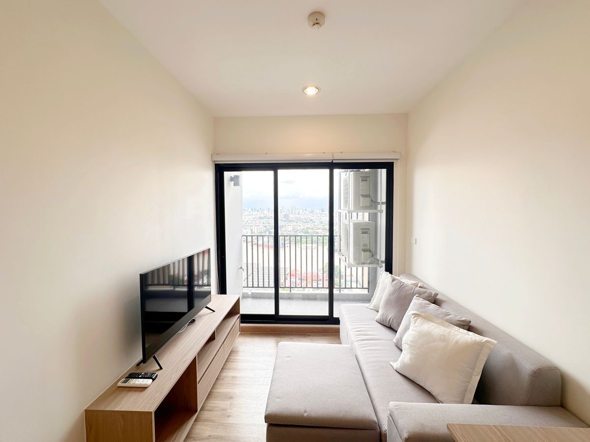 For RentCondoWongwianyai, Charoennakor : 🌇 Rent Niche Mono Charoen Nakhon, 2 bedrooms, river views in every room Live life every day like a holiday.