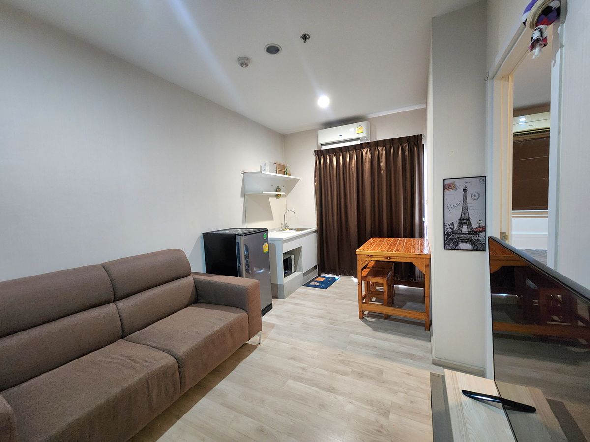 For RentCondoNonthaburi, Bang Yai, Bangbuathong : The room is ready. ** The room is empty. With furniture and electrical appliances ** for rent, plum, Central Phase 1 !! Real room picture !! East view Morning sunny, SN490.78