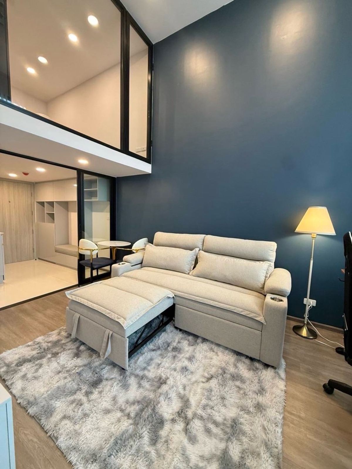 For RentCondoKasetsart, Ratchayothin : Condo for rent 🔥 Soori Jin Kaset Intercarine 🔥 Floor 21🔥35 sqm.
