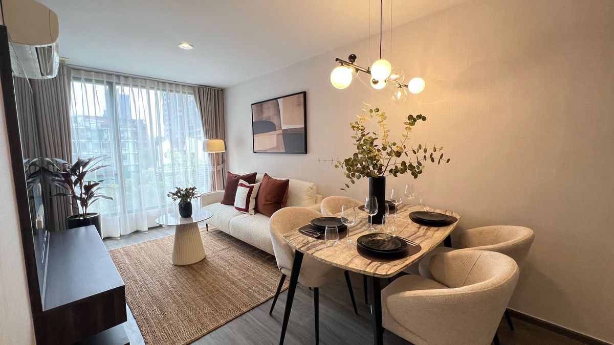 CondoSukhumvit, Asoke, Thonglor : 💥Hot smashing the last room 💥7.39MB Free Buy In, like a 2 -bedroom sample room, 2 parking free.