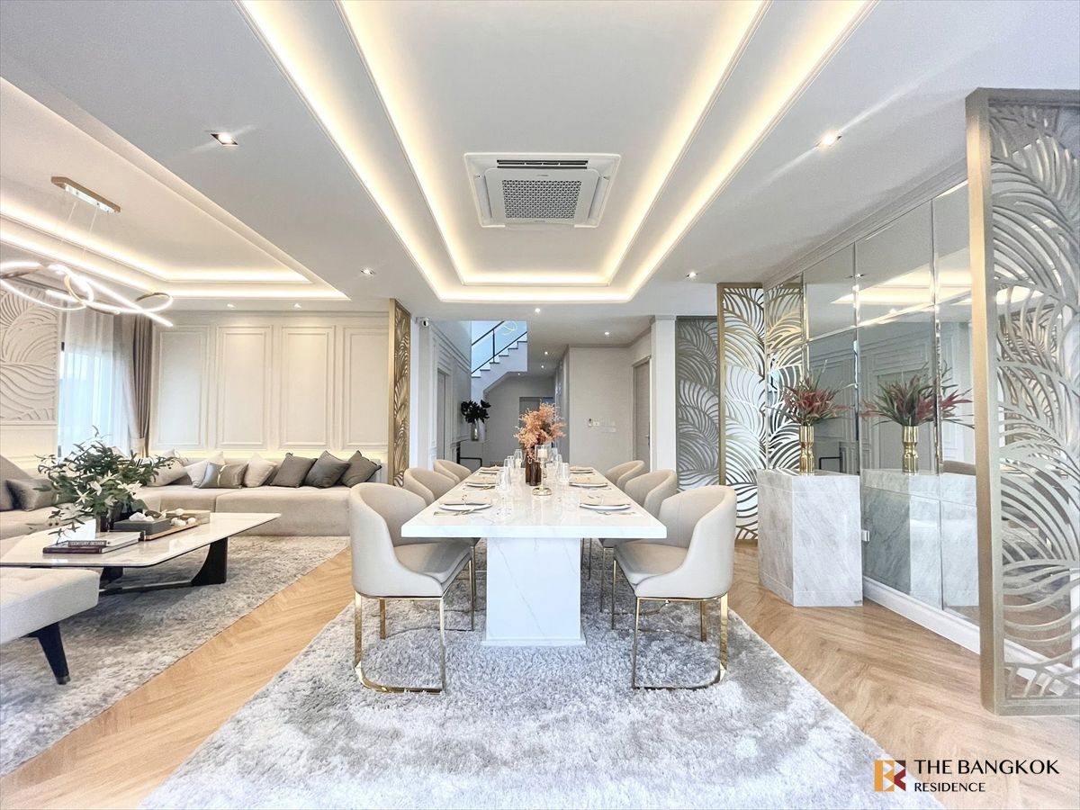 ให้เช่าบ้านบางนา แบริ่ง ลาซาล : The City Bangna 💫Fully Furnished in Modern Luxury Style✨ Near Mega Bangna