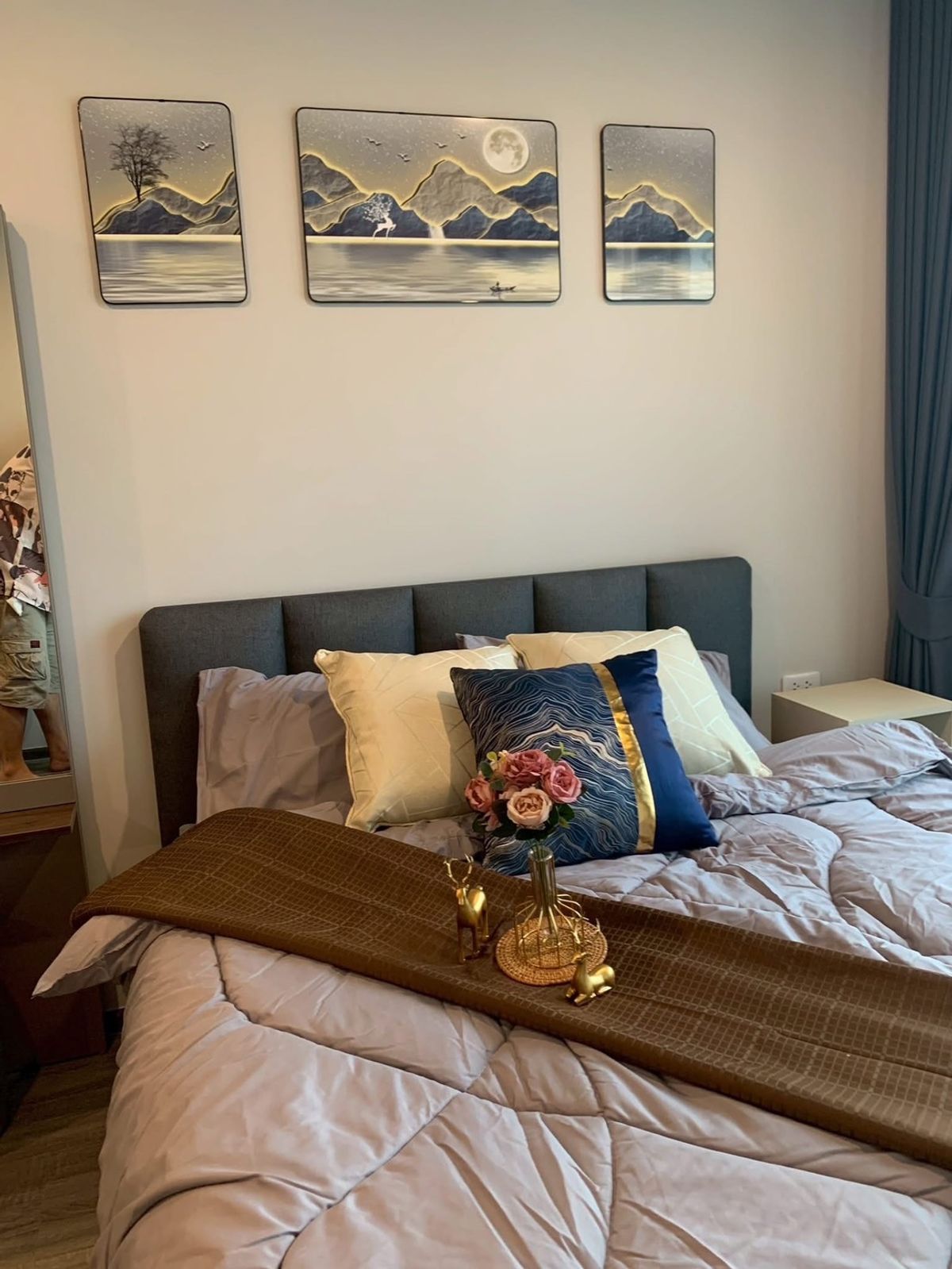 For RentCondoSeri Thai, Ramkhamhaeng Nida : For rent ✨ Ideo Ramkhamhaeng - Lam Sali Station ✨ Fully furnished and equipped, near MRT Lam Sali