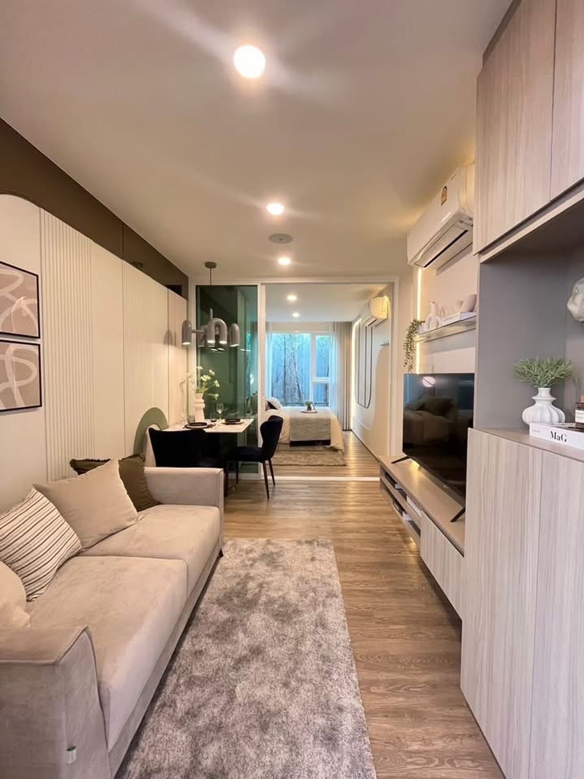 For SaleCondoKasetsart, Ratchayothin : High -class animal raising condo, beautiful view, Soi Phahonyothin 57 !!! Selling down the down payment is really close to BTS. +++