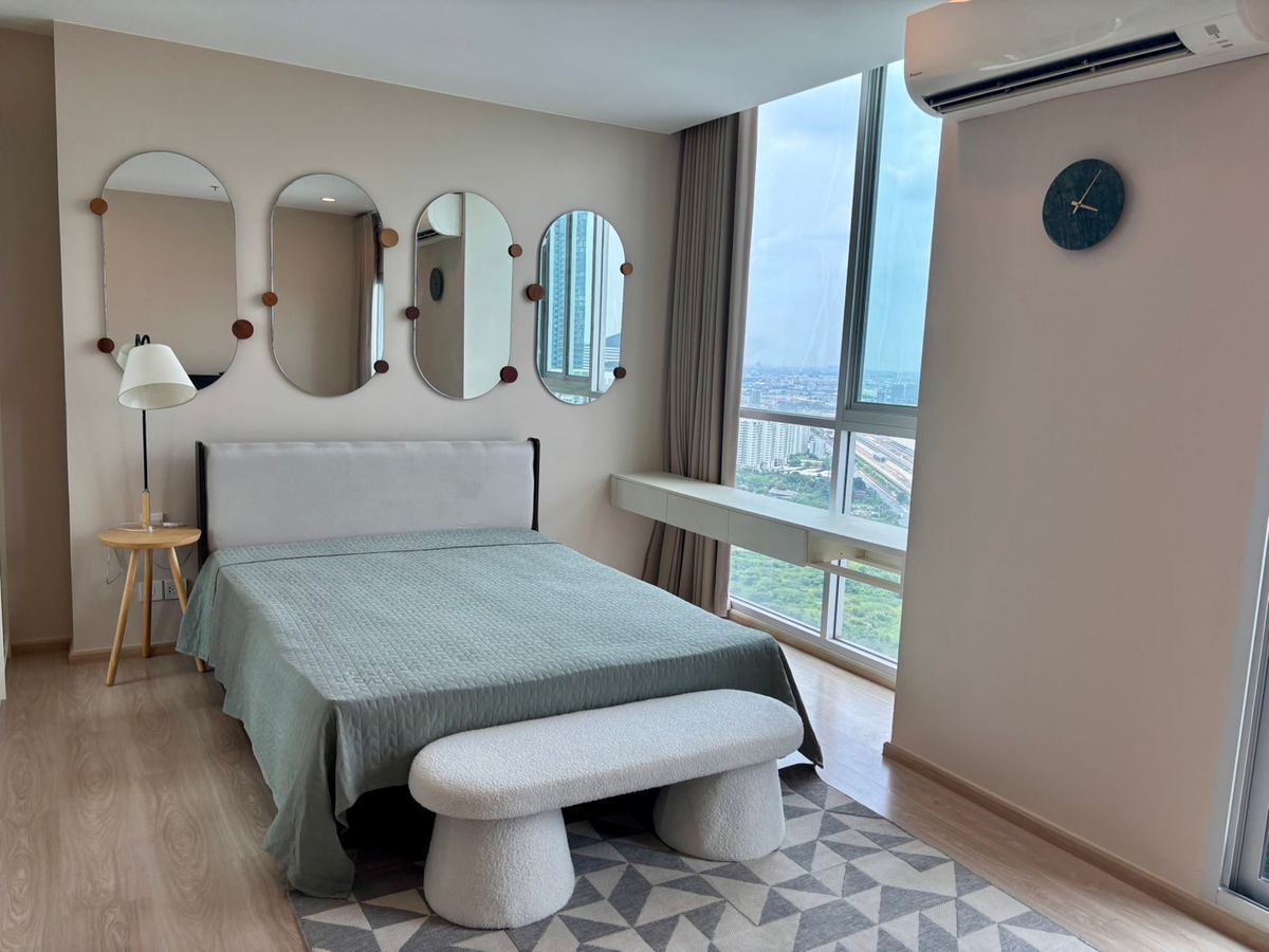 For RentCondoRatchadapisek, Huaikwang, Suttisan : 🌿 ✨ Noble Revolve Ratchada 2 ✨🌿 2 BED 2 Bath, Rental 25,000 Baht