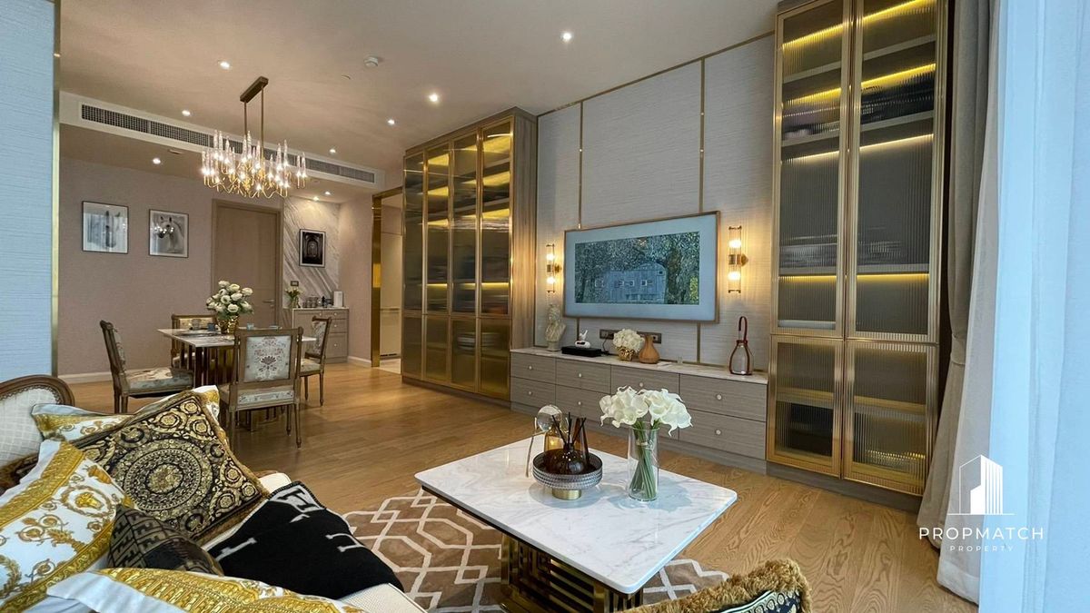 ให้เช่าคอนโดวงเวียนใหญ่ เจริญนคร : ✨Flash Deal ✨Magnolias waterfront residences( 2Bed 2Bath 103SQM.) แต่งครบพร้อมอยู่ !! เพียง 130,000บาทต่อเดือน Tel.0981315848 @propmatch