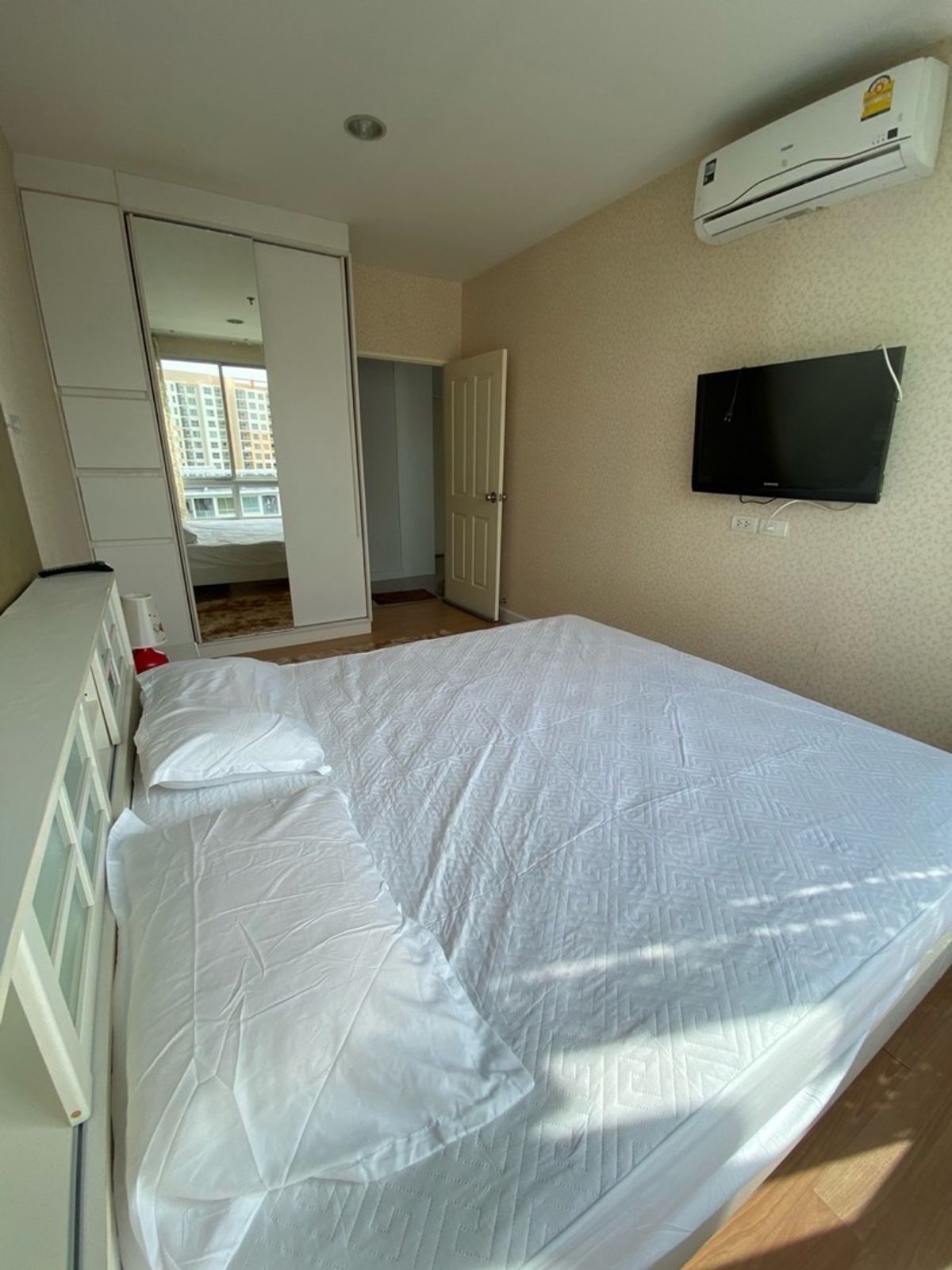 For RentCondoOnnut, Udomsuk : 💖 @city sukhumvit 101/1 🏙️ 1bed beautiful room renovated ✨ New microwave 🍴 with washing machines 🧺 12K