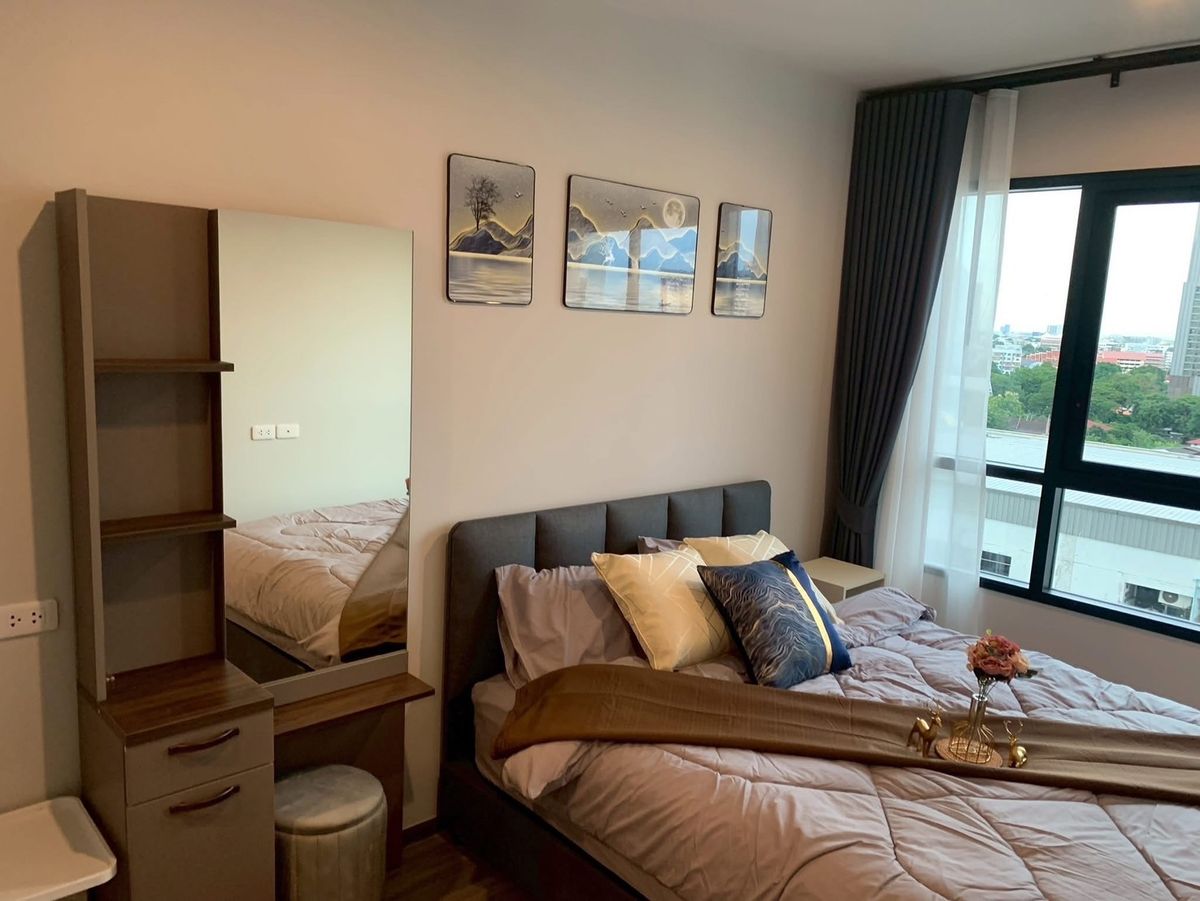 For RentCondoSeri Thai, Ramkhamhaeng Nida : For rent ✨ Ideo Ramkhamhaeng - Lam Sali Station ✨ Fully furnished and equipped, near MRT Lam Sali