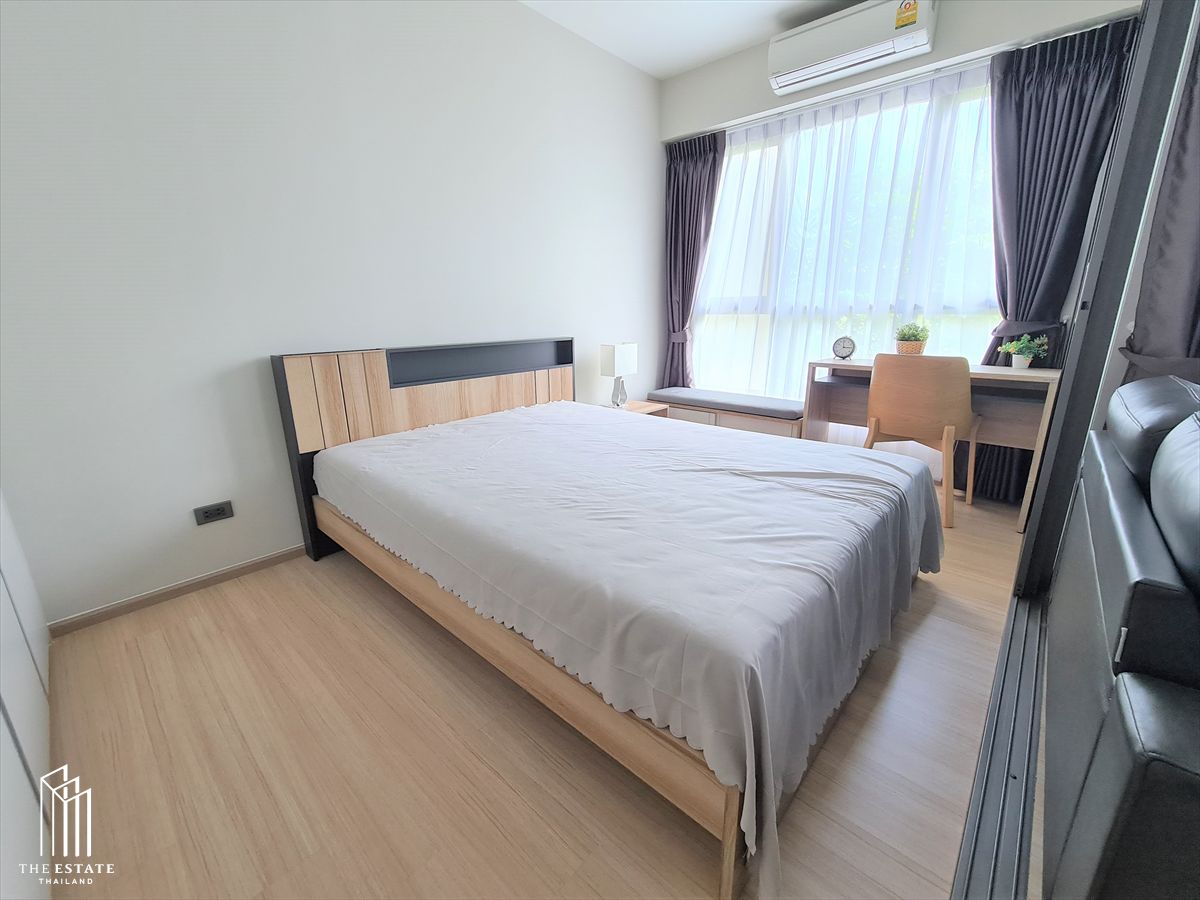 For RentCondoThaphra, Talat Phlu, Wutthakat : RENT *WHIZDOM Station Ratchada Thapra, the north room, garden view and swimming pool With furniture @13,000 baHT