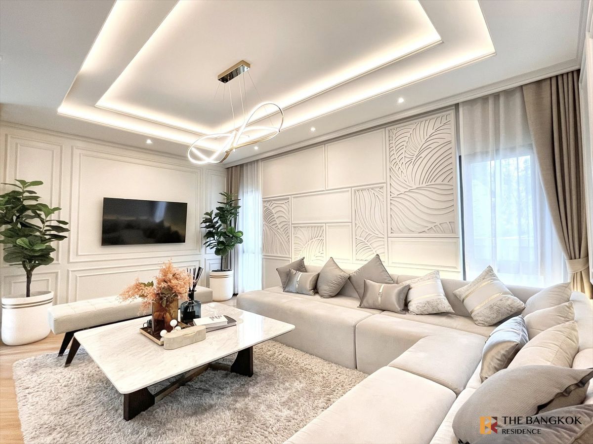 For RentHouseBangna, Bearing, Lasalle : The City Bangna 💫fully furnished in Modern luxury style✨ Near Mega Bangna