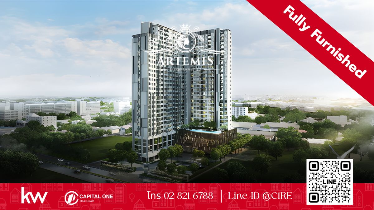 For SaleCondoOnnut, Udomsuk : 🚆 Near BTS Onnut | Artemis Sukhumvit 77 for sale with 2 bedrooms, 2 water, only 4.15 million