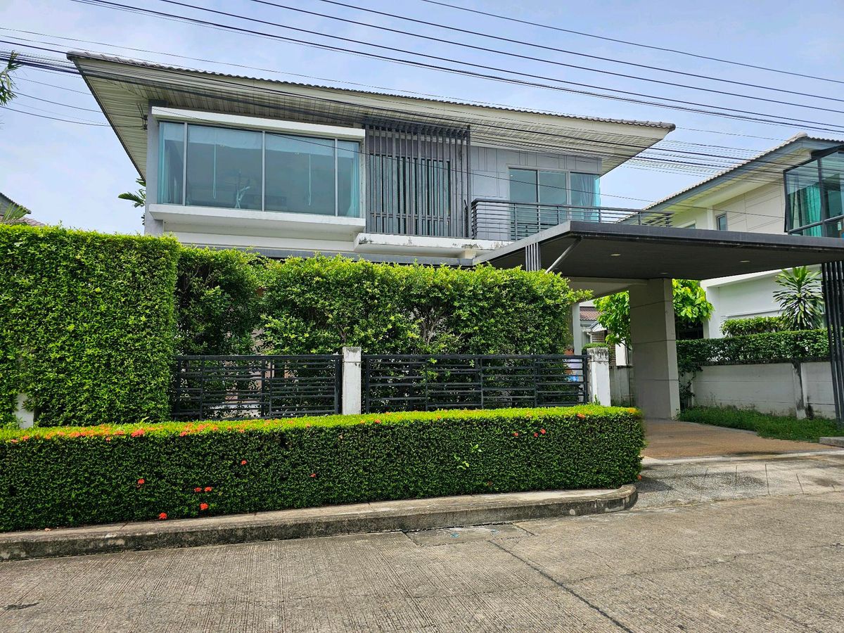 For SaleHouseRattanathibet, Sanambinna : Ready to stay The best price! Perfect Place Chaengwattana