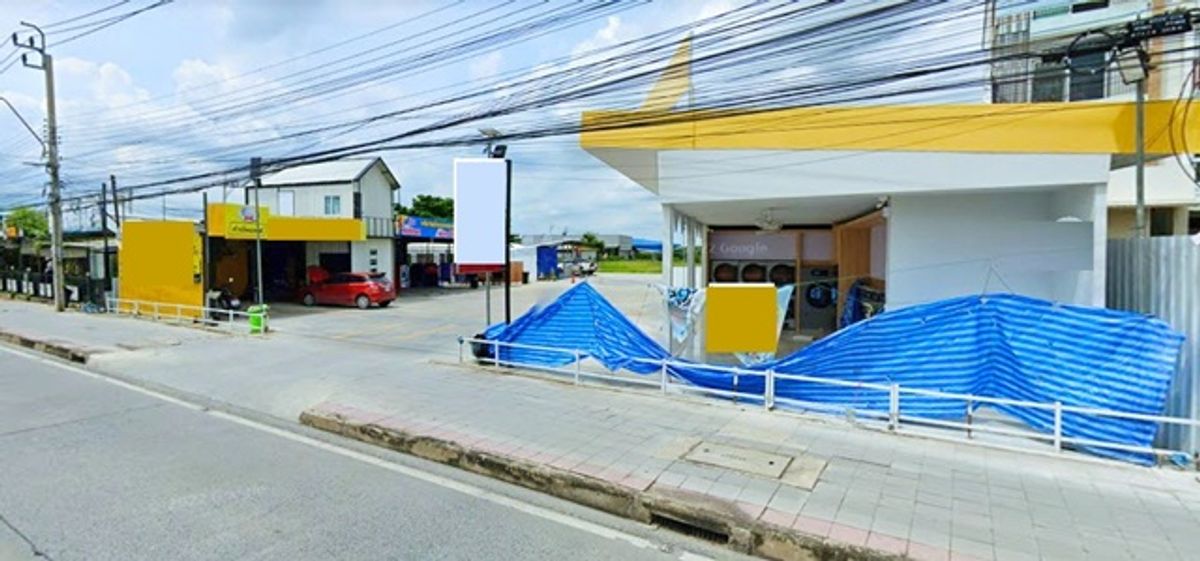 For RentLandYothinpattana,CDC : Hathairat Fashion Island The Promenade for rent, empty land already filled, 400 sq m, with parking,
