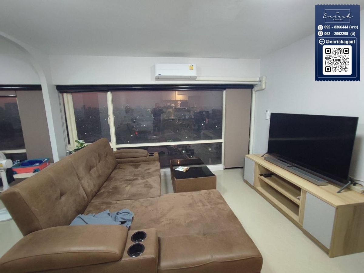 For RentCondoLadprao, Central Ladprao : 💙 Rent Supapong Place, corner room, just renovated BTS prayer 💙 Tel. 062-2962295 Ni // Line ID: @enrichagent