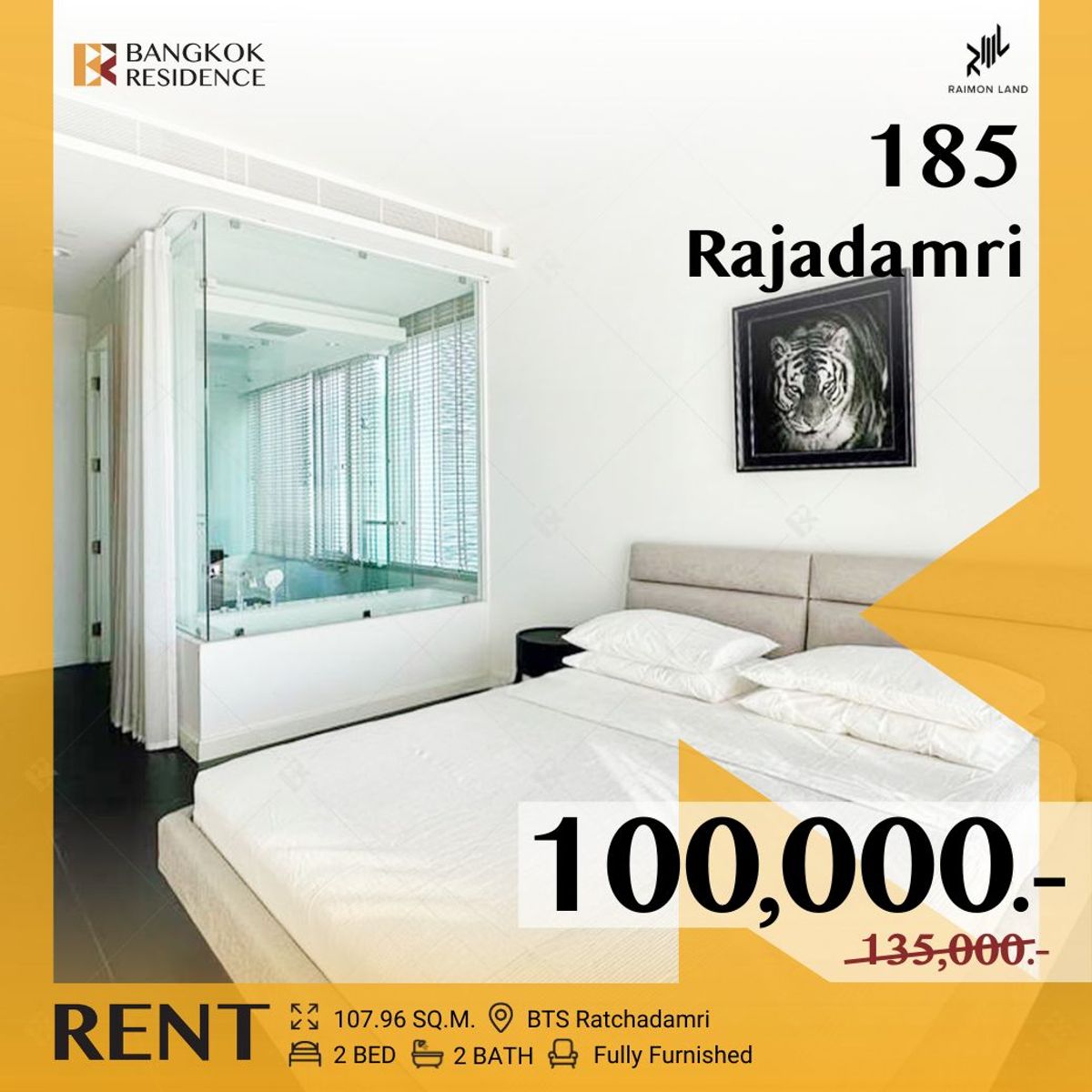 For RentCondoWitthayu, Chidlom, Langsuan, Ploenchit : Stunning Corner Unit ✨at 𝟏𝟖𝟓 𝐑𝐚𝐣𝐚𝐝𝐚𝐦𝐫𝐢 – 𝐒𝐩𝐨𝐫𝐭 𝐂𝐥𝐮𝐛 𝐕𝐢𝐞𝐰𝐬 & 𝐍𝐞𝐰𝐥𝐲 𝐑𝐞𝐧𝐨𝐯𝐚𝐭𝐞𝐝 𝐔𝐧𝐢𝐭 🌿 Near BTS Ratchadamri