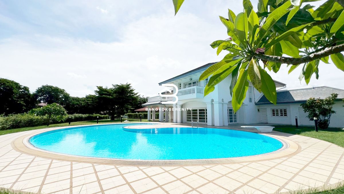 For RentHouseBangna, Bearing, Lasalle : House for Rent with Private Pool in Bangna