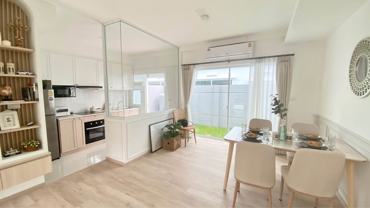 TownhomeBangna, Bearing, Lasalle : K-6500 for rent/quick sale! Townhome, Indy, Bang Na Ramkhamhaeng 2, ready