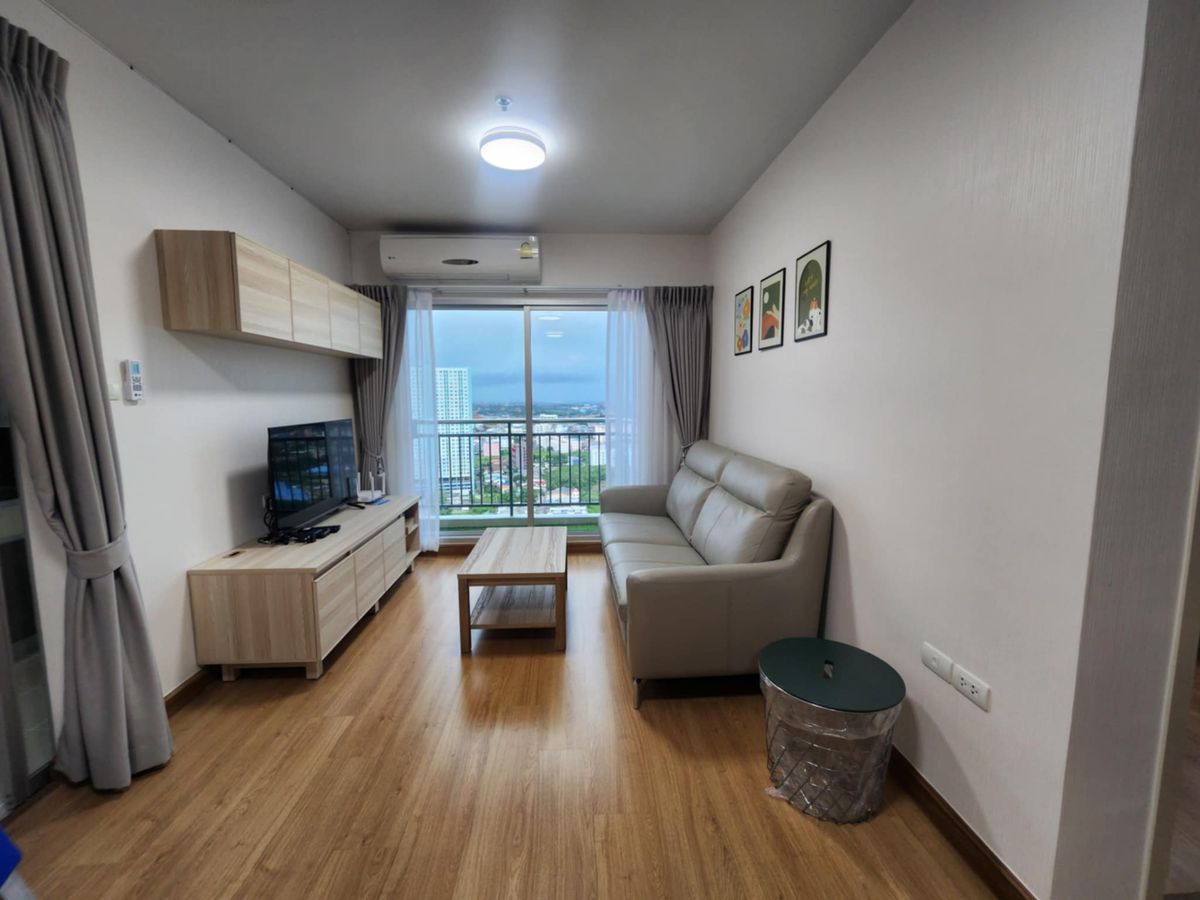 For RentCondoChaengwatana, Muangthong : Rent RR731 Supalai Vista @ Park Kred International, beautiful room, 2 bedrooms, 2 bathrooms, full furniture near Pak Kred MRT