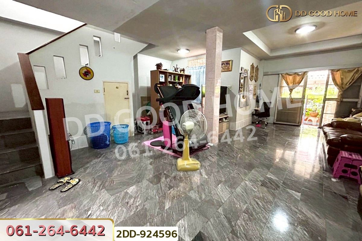 For SaleTownhomePathum Thani,Rangsit, Thammasat : 2DD-924596 Townhouse, Baan Cattleya Ville, Pathum Thani, near Big C Supercenter Lam Luk Ka 2 (Khlong 4)