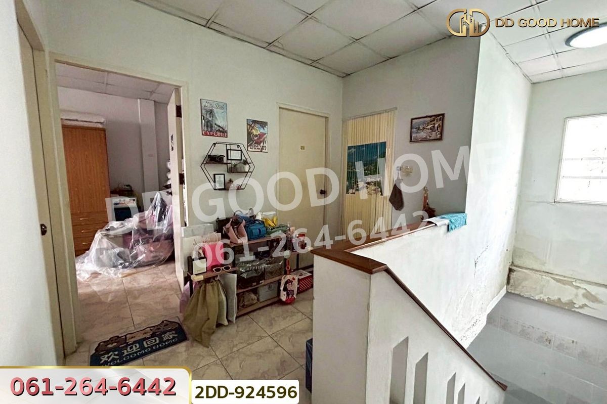 For SaleTownhomePathum Thani,Rangsit, Thammasat : 2DD-924596 Townhouse, Baan Cattleya Ville, Pathum Thani, near Big C Supercenter Lam Luk Ka 2 (Khlong 4)