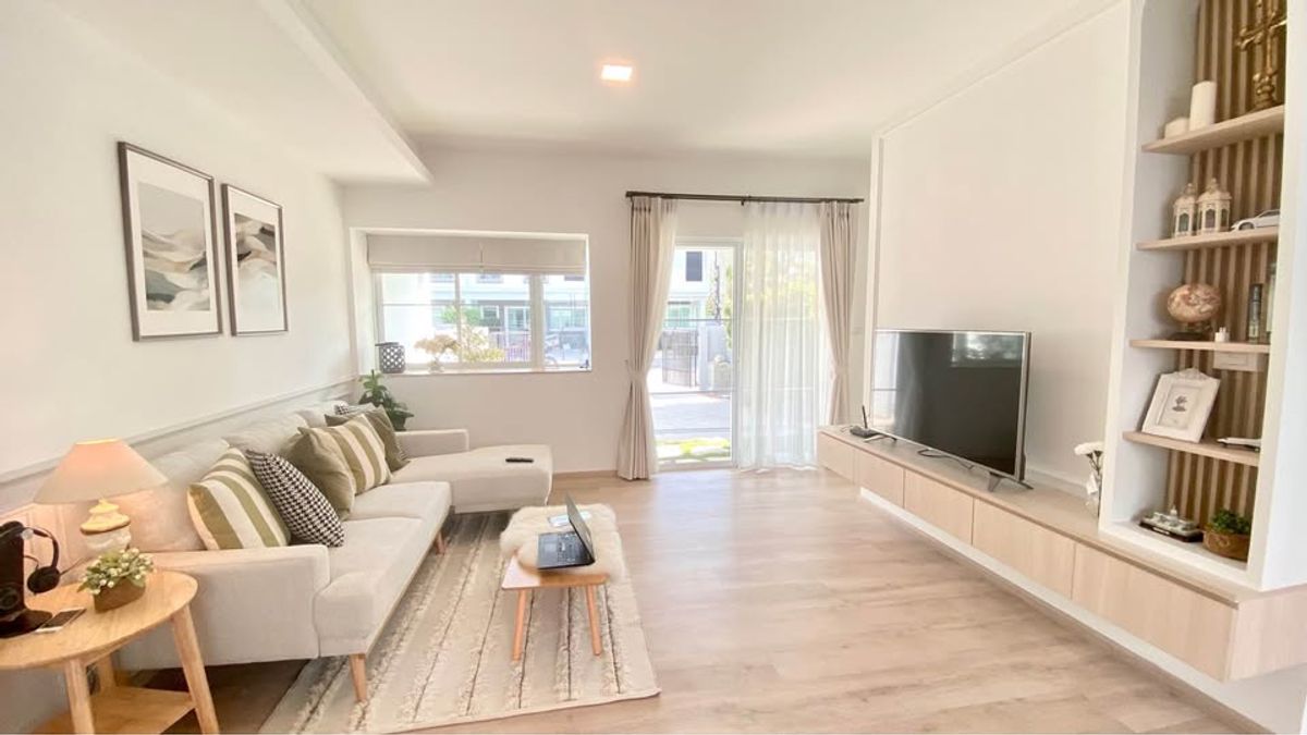 TownhomeBangna, Bearing, Lasalle : K-6500 for rent/quick sale! Townhome, Indy, Bang Na Ramkhamhaeng 2, ready