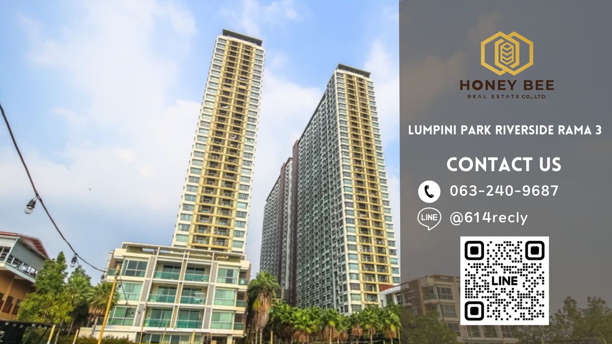 For SaleCondoRama3 (Riverside),Satupadit : 📣 [For Sale] Urgent sale !! Condo Lumpini Park Riverside - Rama 3