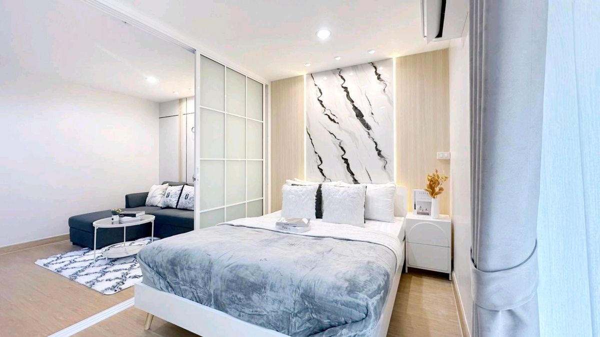 For SaleCondoChokchai 4, Ladprao 71, Ladprao 48, : Is the best value?‼ ️ Change from the rental room to our room better ✨️✨️ 《Worth the rent ... Light installment》 Near the train line 🌳🌳 Regent Home12 🌳🌳